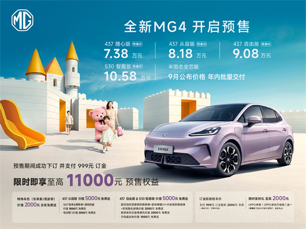 Ko te katoa o te MG4 hou e whakaatu ana i te punaha whakahaere waia noa i roto i tana akomanga me te waahanga-roa o te 530km. Ka timata te hoko i mua i te 73,800 Yuan.
